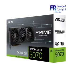 ASUS Prime GeForce RTX 5070 OC 12GB GDDR7 192 Bit SFF Ready White Graphics Card