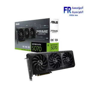 ASUS Prime GeForce RTX 5070 OC 12GB GDDR7 192 Bit SFF Ready White Graphics Card