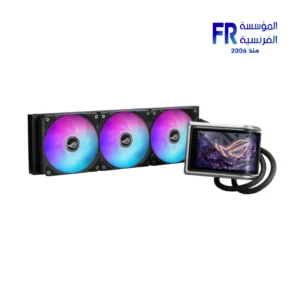 ASUS ROG Ryuo IV 360 ARGB 6.67 Inch AMOLED Display Asetek Gen8 V2 Pump Daisy Chained Fans Black Liquid CPU Cooler