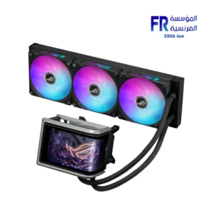 ASUS ROG Ryuo IV 360 ARGB 6.67 Inch AMOLED Display Asetek Gen8 V2 Pump Daisy Chained Fans Black Liquid CPU Cooler