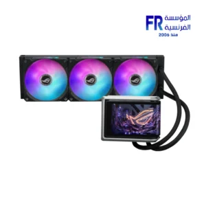 ASUS ROG Ryuo IV 360 ARGB 6.67 Inch AMOLED Display Asetek Gen8 V2 Pump Daisy Chained Fans Black Liquid CPU Cooler