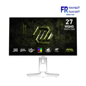 Msi Mag 274QRFW X32 27 Inch WQHD 2560x1440 320Hz Rapid IPS 0.5ms GTG G SYNC Compatible FreeSync Premium DisplayHDR 400 White Gaming Monitor