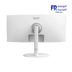 Msi Modern MD342CQPW 34 Inch UWQHD 3440x1440 120Hz VA 1500R 1ms MPRT 98W PD TYPE-C Speakers White Monitor