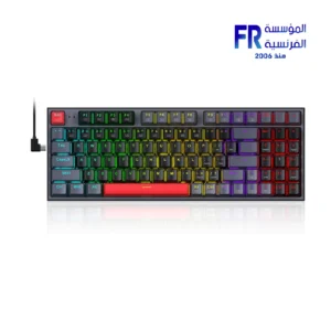 Redragon Aps K607 RGB Blue Switch Dustproof TKL Wired Black Gaming Keyboard