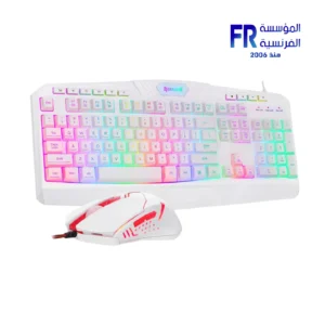 Redragon S101W Rgb Keyboard and Mouse 2 In 1 White Wired Gaming Combo