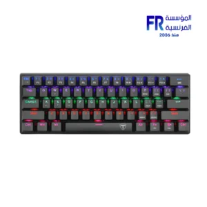 T-Dagger Arena TGK321 60 Percent Blue Switch Rainbow Black Wired Mechanical Keyboard