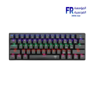 T-Dagger Arena TGK321 60 Percent Red Switch Rainbow Black Wired Mechanical Keyboard