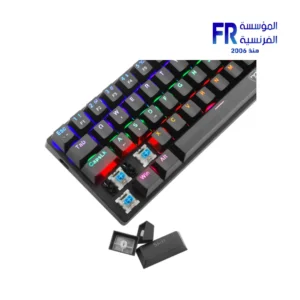 T-Dagger Arena TGK321 60 Percent Red Switch Rainbow Black Wired Mechanical Keyboard