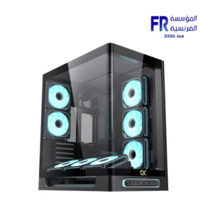 Xigamtek Heaven 8 Fan Argb Pwm E ATX Support BTF MB Type C Single Piece Curved Tempered Glass Mid Tower Case
