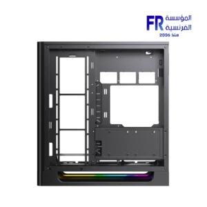 Xigamtek Heaven 8 Fan Argb Pwm E ATX Support BTF MB Type C Single Piece Curved Tempered Glass Mid Tower Case