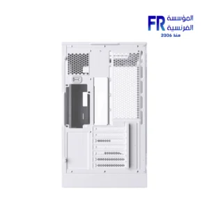 Xigamtek Heaven Arctic 8 Fan Argb Pwm E ATX Support BTF MB Type C Single Piece Curved Tempered Glass White Mid Tower Case