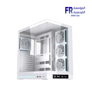 Xigmatek Cloud DGT Arctic Digital LCD 4 Fan Argb PWM BTF White Mid Tower Case