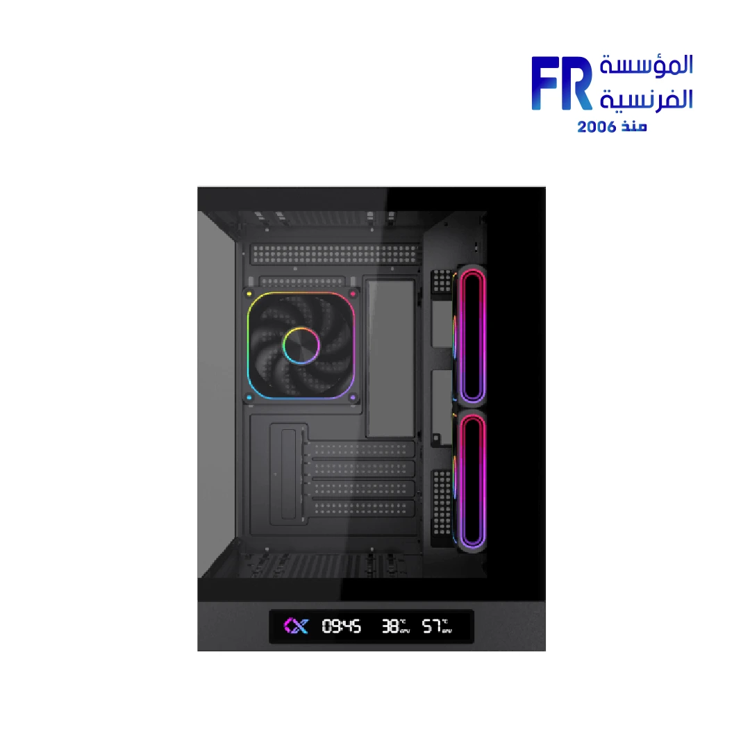 Xigmatek Cloud M DGT 3AF Digital LCD 3 Fan Argb PWM BTF Micro Tower Case - الصورة 4