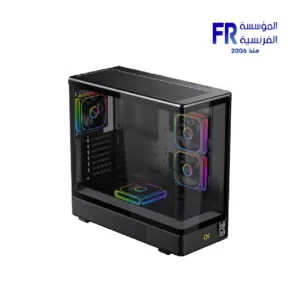 Alternative view of Xigmatek Moon DGT Digital LCD 4 Fan Argb PWM Curved Tempered Glass Super Tower Case
