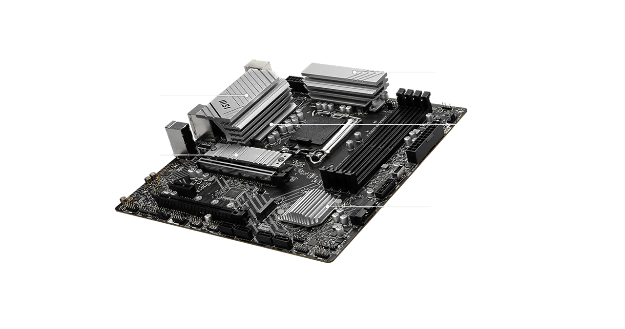 PRO B760M-A DDR4 II Thermal Solution