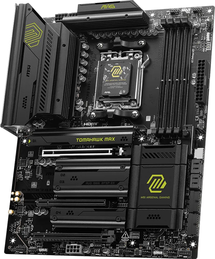 MAG B850 Tomahawk Max WIFI Board Overview