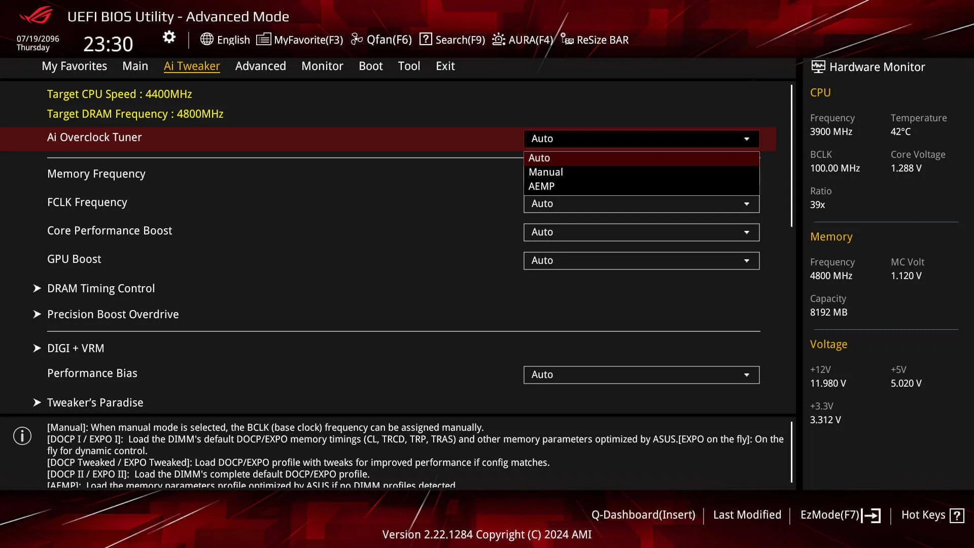 DDR5 Memory Tuning for ROG Strix B850-G WiFi