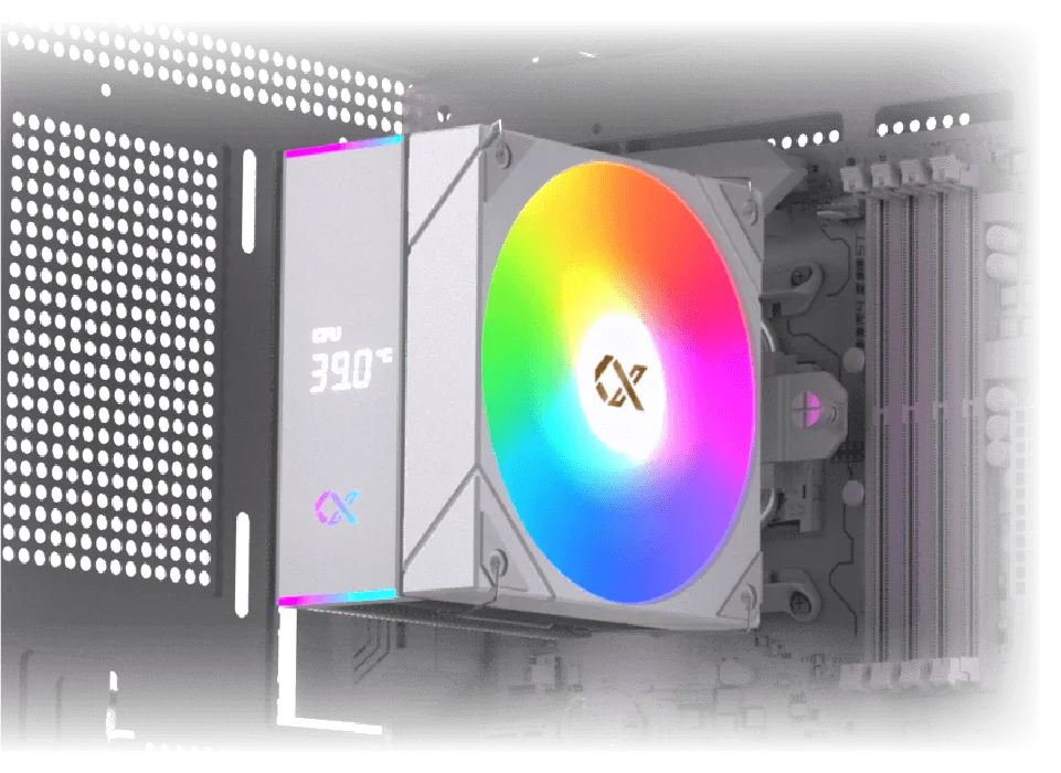 Magnetic mesh dust filters on Xigmatek Cloud DGT