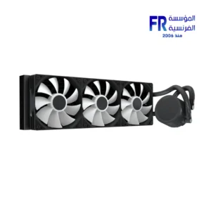 Alternative view of Aerocool Abyss L360R Digi 360mm Argb Temp Display Black Cpu Liquid Cooler