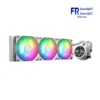 Aerocool Abyss L360R Digi 360mm Argb Temp Display White Cpu Liquid Cooler
