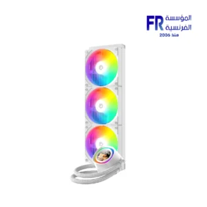Alternative view of ID-COOLING FX360 LCD Gen 7 Pro Pump ARGB White AIO Liquid Cpu Cooler