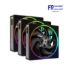 ID-COOLING MF-1230-ARGB-K TRIO ARGB PWM Dual Ball Bearing Magnetic Connection 30mm Thickened Frame 7 Blade 3 Fans