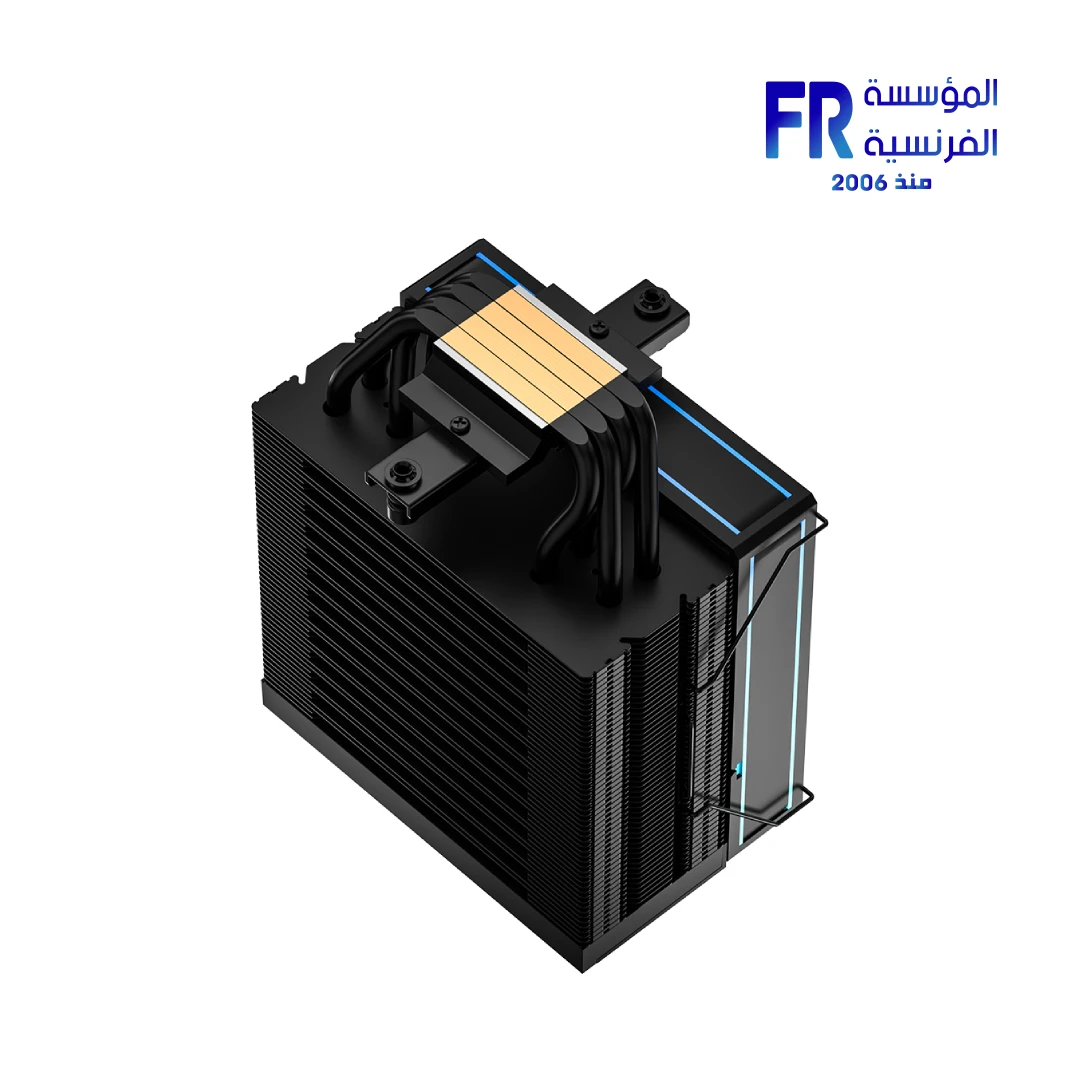ID-COOLING FROZN A410 TD ARGB four Ø6mm direct-touch heatpipes and aluminum fin stack