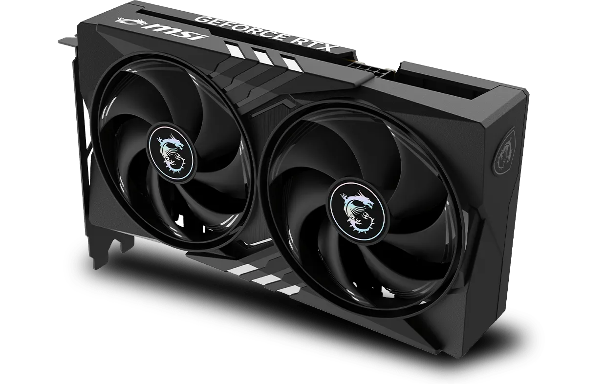 White stylish design of MSI GeForce RTX 5050 8G GAMING OC