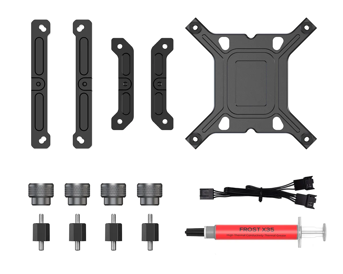 Universal mounting hardware for Intel and AMD sockets