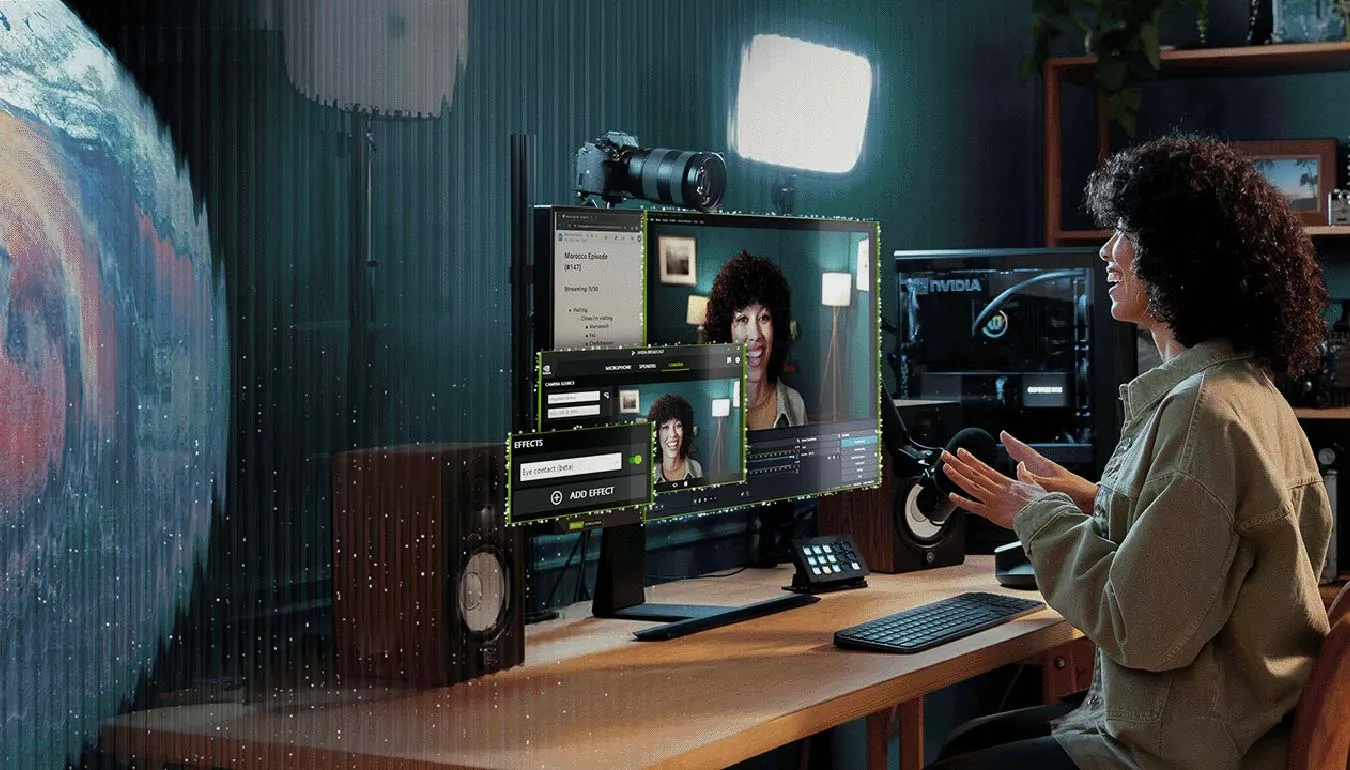 NVIDIA AI PC processing power metrics on MSI GeForce RTX 5050 8G GAMING OC