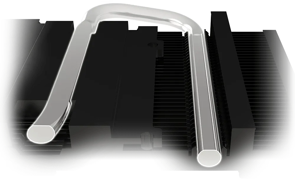 MSI GeForce RTX 5050 8G GAMING OC precision core pipes layout