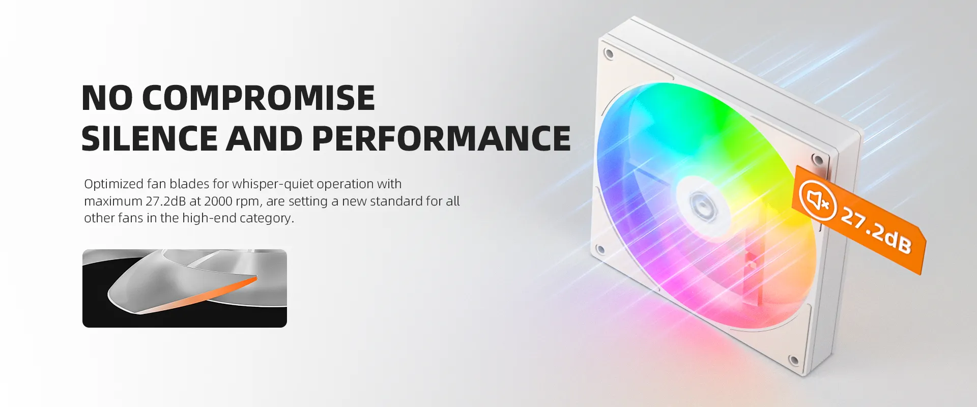 AS-120-ARGB-W TRIO High-Pressure Airflow Blade Technology and Performance