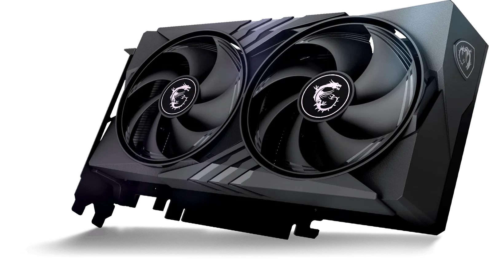 MSI GeForce RTX 5050 8G GAMING OC premium white aesthetic rendering