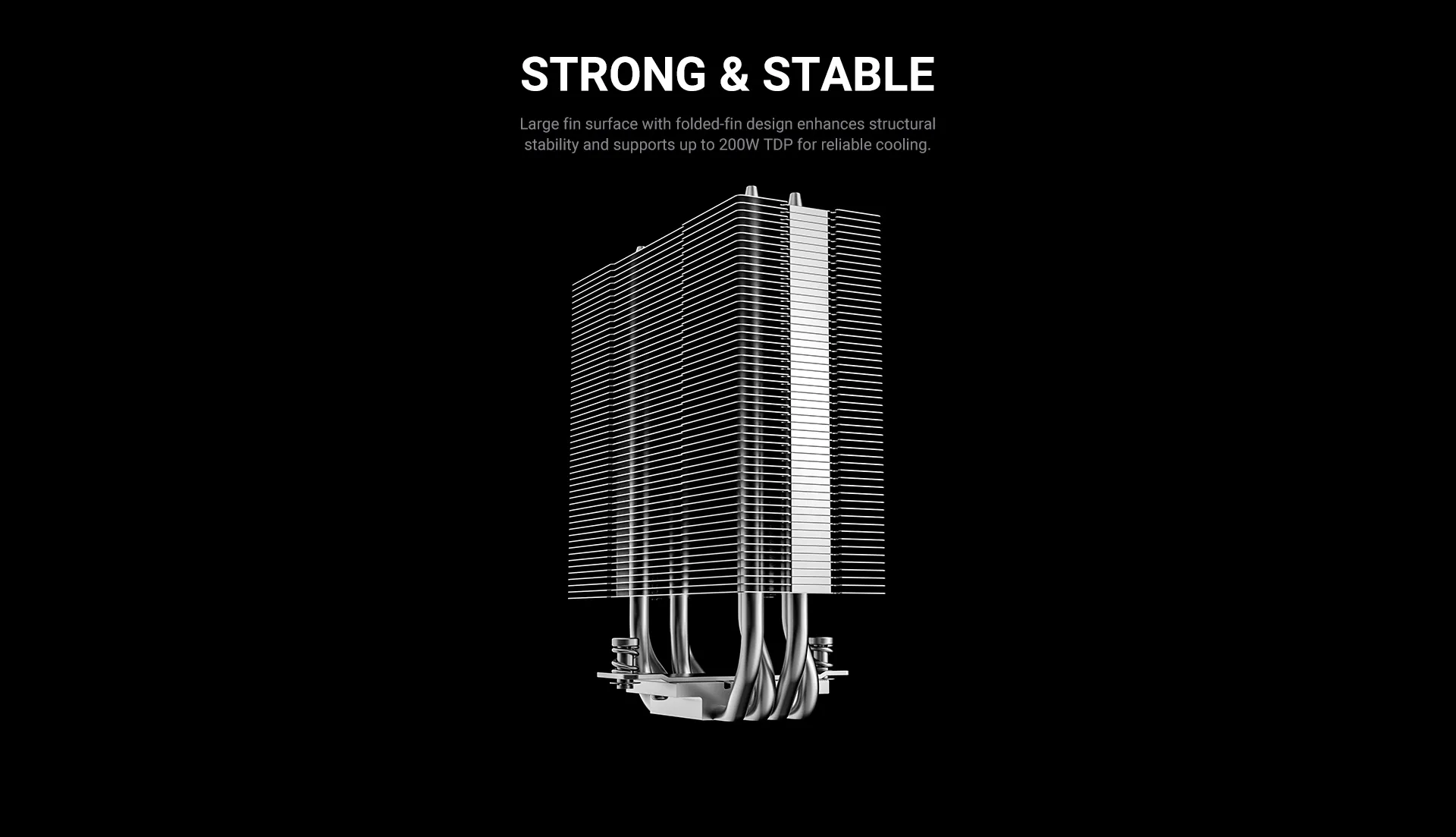 High-performance 120mm ARGB PWM fan visual