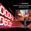 LG UltraGear 25G590B 24.5 Inch 1000Hz FHD Gaming Monitor