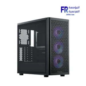Cooler Master Elite 502 Black Mid Tower PC Case with Mesh Front and ARGB Fans