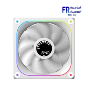 Xigmatek Aero DGT 120 Arctic Digital LCD 1 Fan ARGB and PWM Infinity Ring Four Side 120mm Standard Fan Blade