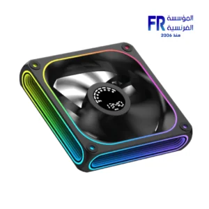 Alternative view of Xigmatek Aero DGT 120 Digital LCD 1 Fan ARGB and PWM Infinity Ring Four Side 120mm Standard Fan Blade