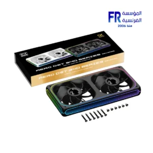Alternative view of Xigmatek Aero DGT 240 Reverse Digital LCD 2 Fan ARGB and PWM Infinity Ring Four Side 240mm Standard Fan Blade