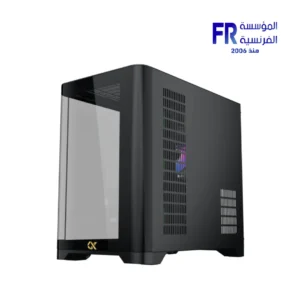Xigmatek Crystal Storm V2 Mid Tower Case with Curved Tempered Glass and 4 ARGB Fans