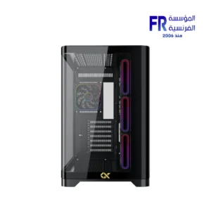 Xigmatek Crystal Storm V2 Mid Tower Case with Curved Tempered Glass and 4 ARGB Fans