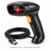 AI-generated illustrative generic 2D barcode scanner; exact product model may differ.