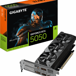 GIGABYTE GeForce RTX 5050 D6 Low Profile 8GB GDDR6 graphics card, model GV-N5050D6-8GL