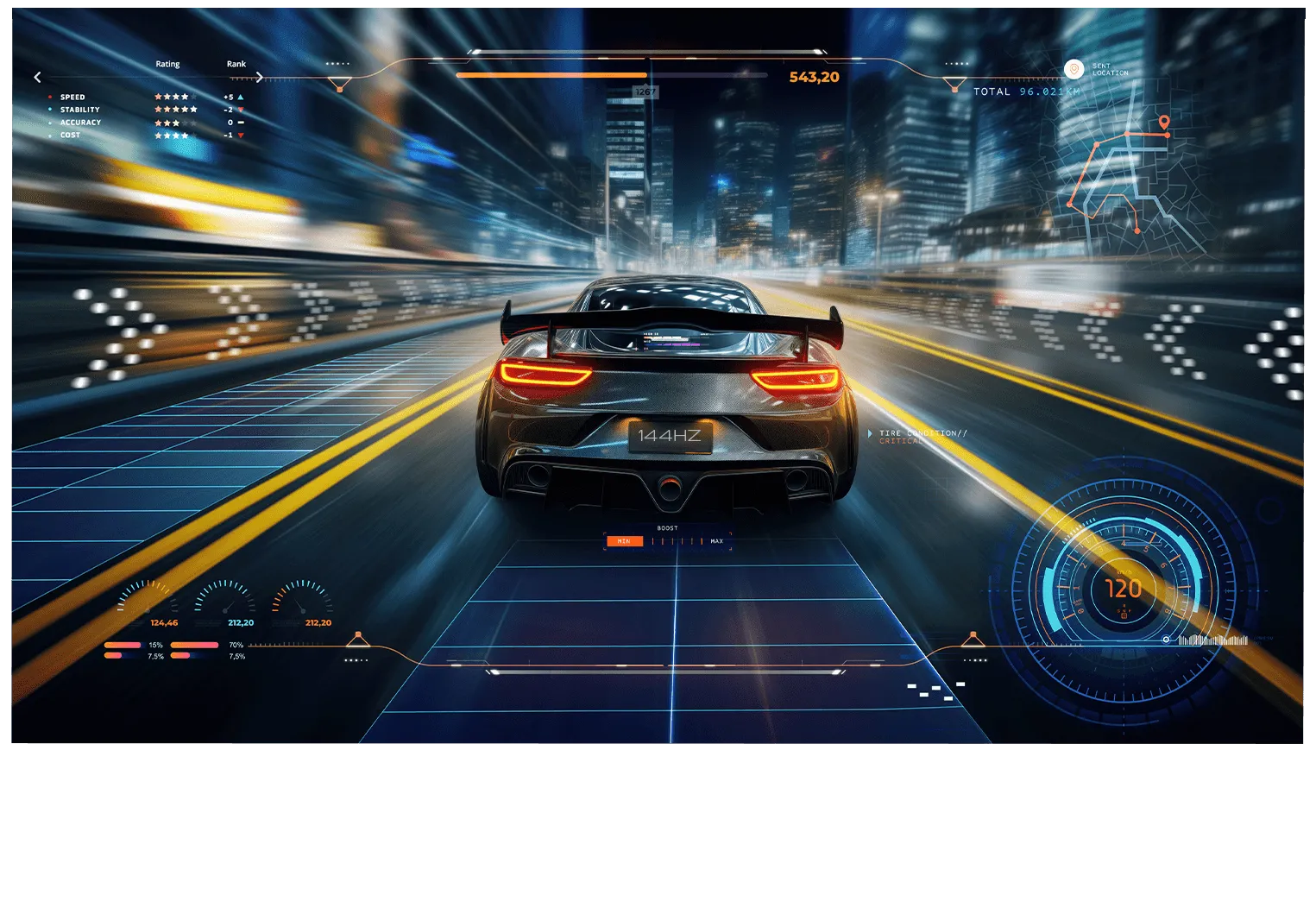 1ms MPRT response time eliminating ghosting in fast gaming scenes