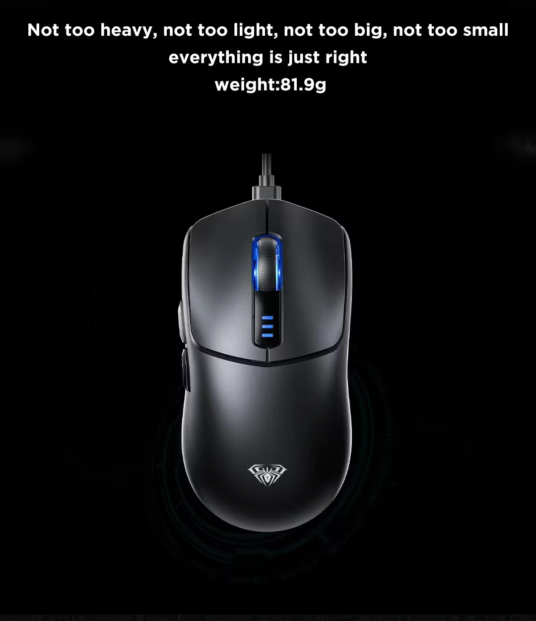 AULA SC580 gaming mouse packaging and included accessories