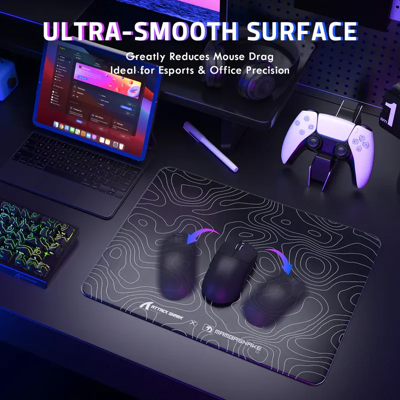 Unique topographic contour design and easy cleaning