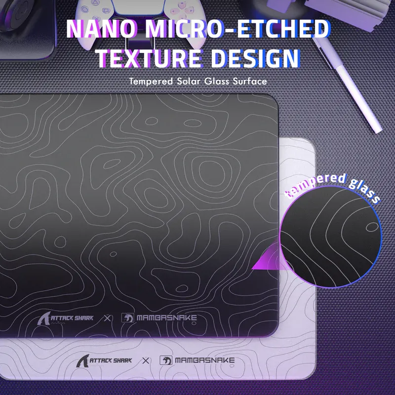Silky smooth surface enabling rapid mouse movement