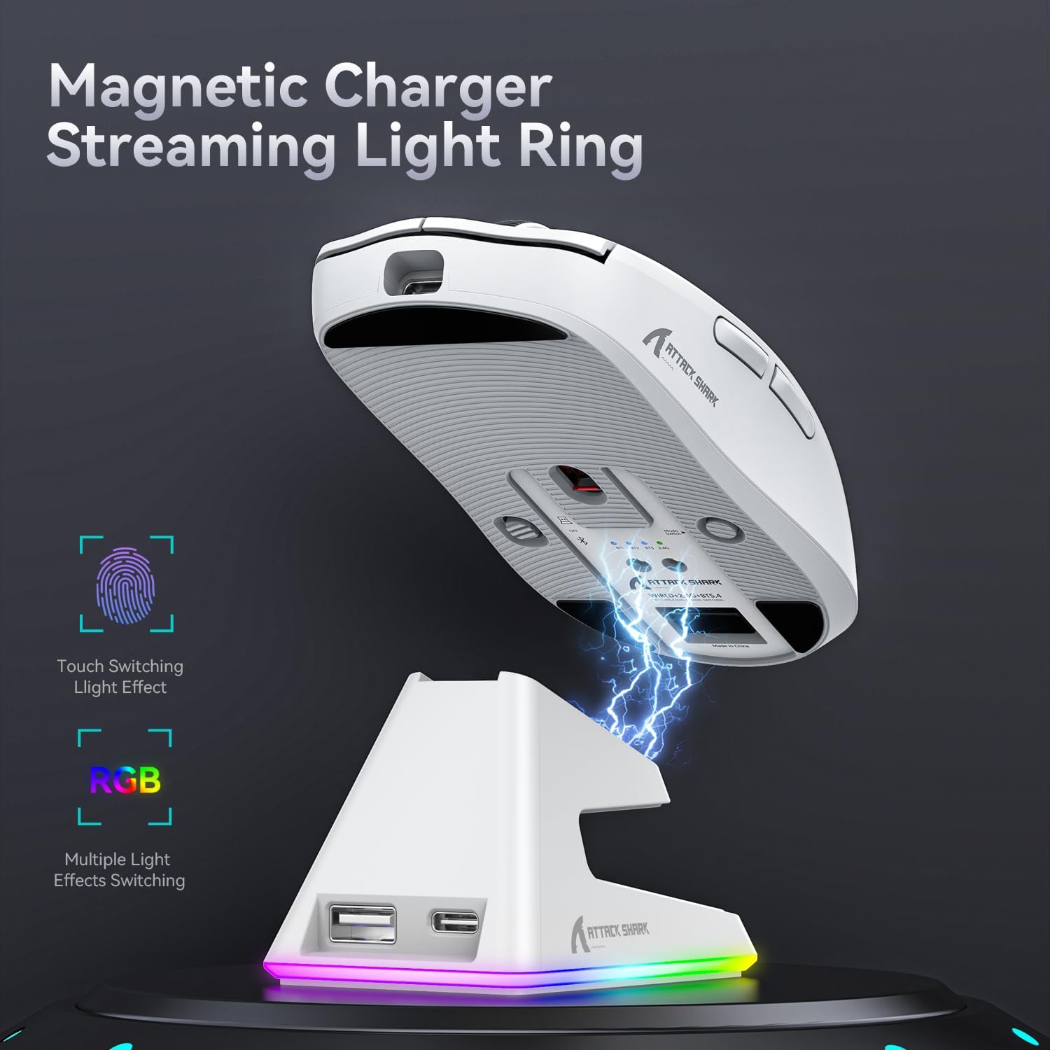 49g superlight ergonomic solid shell design