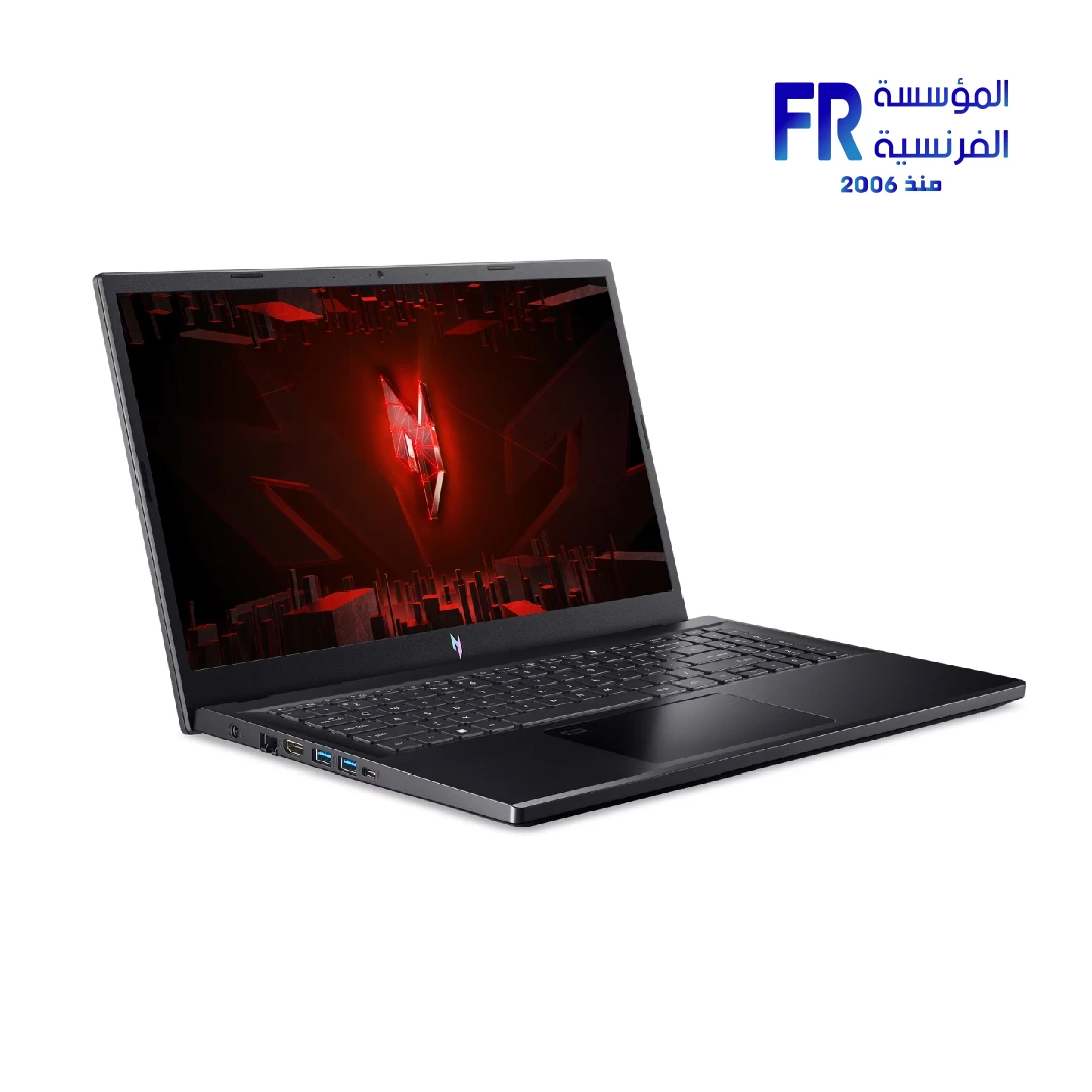 ⁦Acer Nitro V15 ANV15-51 - Intel Core i5 13420H - 16GB DDR5 - 512GB NVMe SSD - RTX 3050 6GB - 15.6 Inch FHD 165Hz IPS - Black Laptop⁩ - الصورة ⁦2⁩