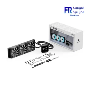 Alternative view of Apnx LC1 D 360 320W TDP IPS LCD ARGB Black AIO Liquid CPU Cooler